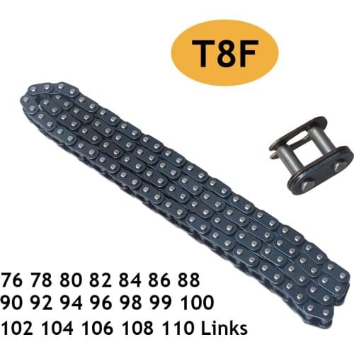 T8F chain with Spare Master Link For Mini Dirt BIKE Quad ATV 47cc 49cc Minimoto Pocket Bikes 94 96 98 100 102 104 106 links