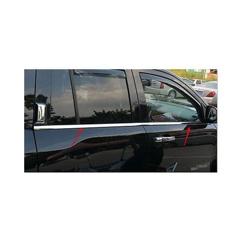 Stainless Bottom window Decorative sill Trim 4pcs for JEEP COMPASS 2011-2015