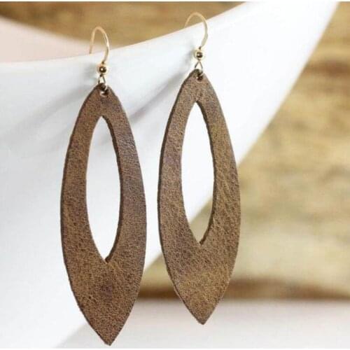 DIY Leather Earring Wooden Cutting Die Leathercraft Handmade Cutter Pendant Decor Punch Tool for Leather Fabric Paper Customized