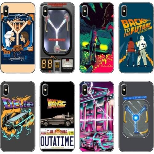 Movie Back To The Future Phone Bags Cases For Samsung Galaxy M30 J8 J7 J5 Pro J6 J4 Prime A6 A8 A9 Plus J3 2018 2017 Case