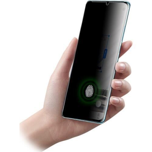 UV Liquid Curved Full Glue Privacy Tempered Glass For Samsung Galaxy S8 S9 Plus Note 8 9 S10e Note10 Anti-S py Screen Protector