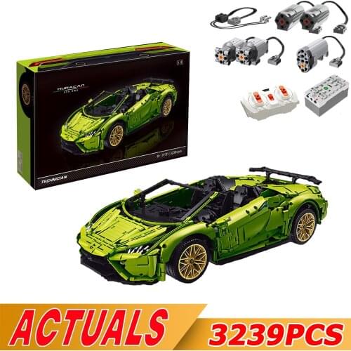 K131 3239PCS Moc High-Tech Series EV F12 Famous Sport Cars Building Blocks Creative Bricks Toys Childrens Education Gifts