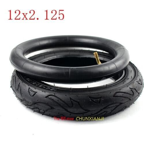Super Bike Stroller Urban Electric Scoote Tire Set 12x2.125tyre Inner Tube 12*2.125 Lightning Shipment
