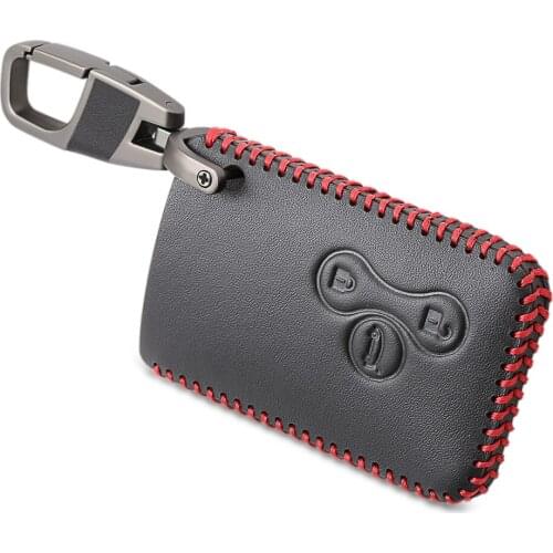 3 Buttons Smart key Leather Car Key Protection Case Cover For Renault Megane R.S. Scenic 3 Buttons Card Key Case Shell Cover