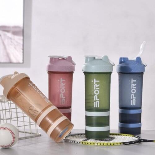 Wholesale 500ml Nutrition Water Bottle 24Fit Milk Shake Bottle Straw Bottle Sports Bottle Plastic Space Bottle Kettle