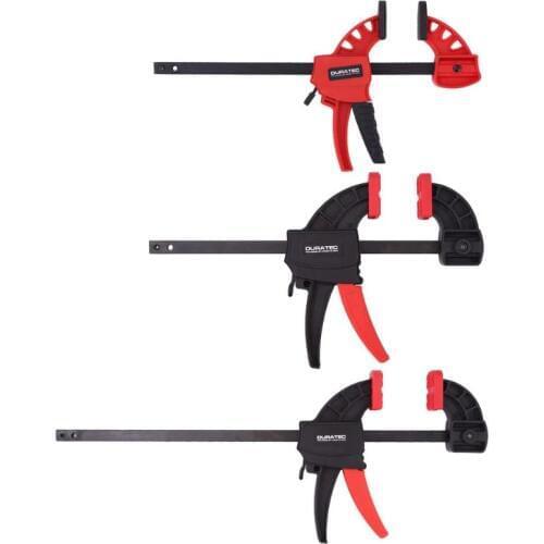 DURATEC Plastic F Type Heavy Duty Quick Release Clamp for Woodworking Tools Dropshipping