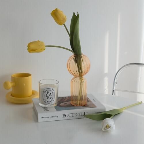 Simple Glass Vase цветы для декора Flower Decoration Of Living Room And Dining Table декор комнаты Flower Arranging Device