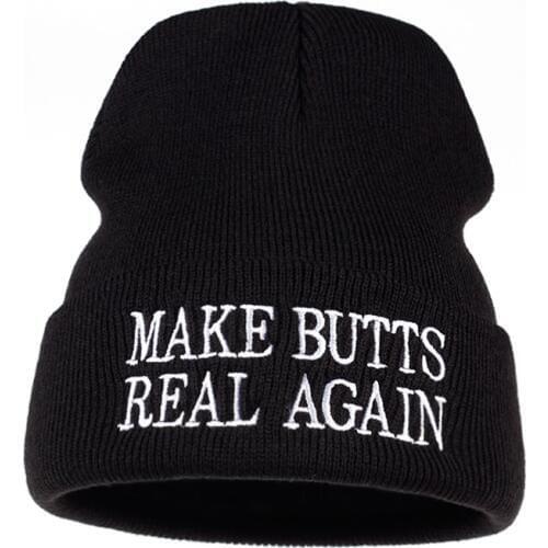 VORON letters embroidery casual mens fashion womens knit winter hat solid color hip-hop Skullies hat unisex cap Wool warm hat