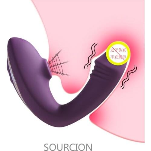 Silicone Vagina Sucking Magic Wand Clit Vibrators 10 Speed Vibrating Oral Sex Suction Stimulator Sex Toys for Woman Masturbation