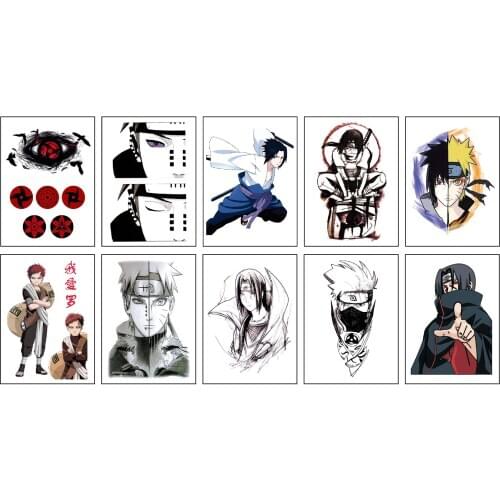 Temporary Tattoos Fake Tattoo Sticker Cartoon Anime Boy Tatto Hand Arm Body Art Tatoo Waterproof Tattoos For Girl Women Men