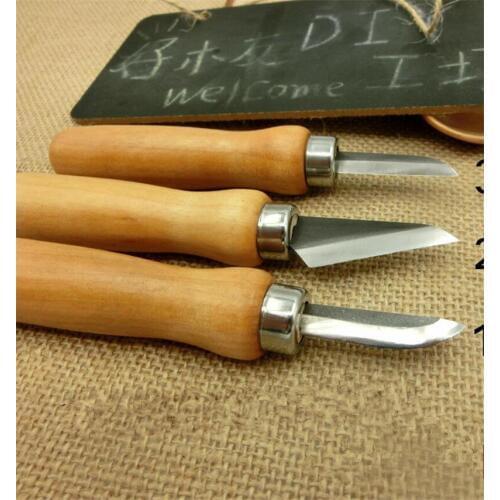 Teumi Woodworking Tools DIY Chisels Carpentry Wooden Carving Hewn Flat Tool Kit KnifeWoodworking Multi Knife