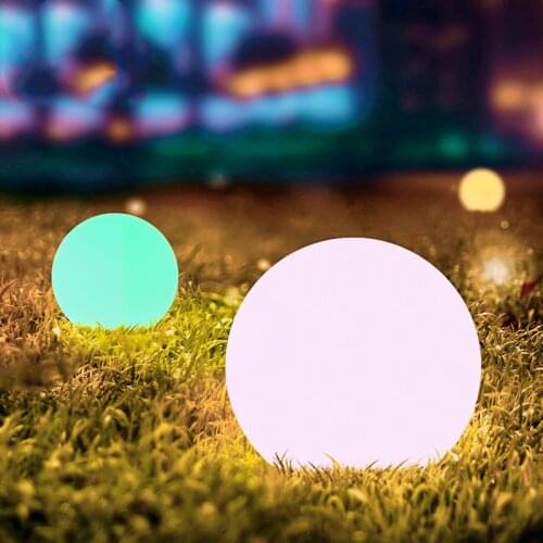 25cm Warm White Waterproof Cordless Solar LED Outdoor Garden Decorative Balls Lights with Rechargeable Battery for Lawn Patio