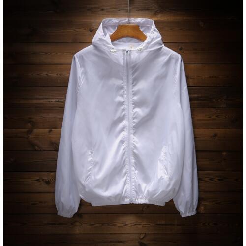 YuWaiJiaRen summer sunscreen jacket men and women thin hooded quick drying breathable windproof casual coats for lover