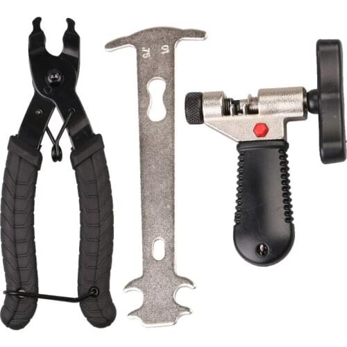 Clamp Chain-Installation Magic-Buckle-Removal-Pliers Bicycle Chain-Cutter/measuring-Ruler Pliers Bicycle-Chain Repair-Tool Insta