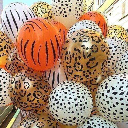 1set Latex Animal Balloons Birthday Jungle Party Safari Party Jungle Theme Party Balloon Birthday Party Decoration Kid toys