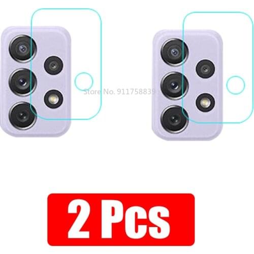 2 Pcs Camera Protectors For Samsung Galaxy A52 5G Protective Glass For Samsung A72 A32 Phone Lens Film On Sumsung Galax A 52 72