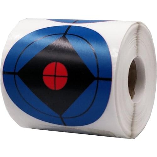 250Pcs/Roll 7.5cm Splatter Reactive Archery Shooting Paper Target Stickers
