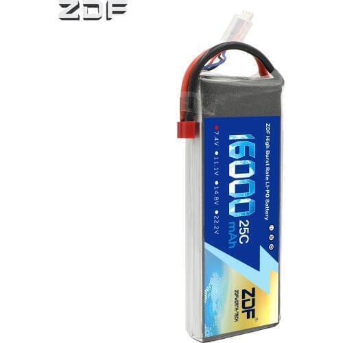 4pcs 2S 7.4V and 4pcs 11.1V 16000mAh 25C 50C For RC Airplane Drone Quadrotor Car