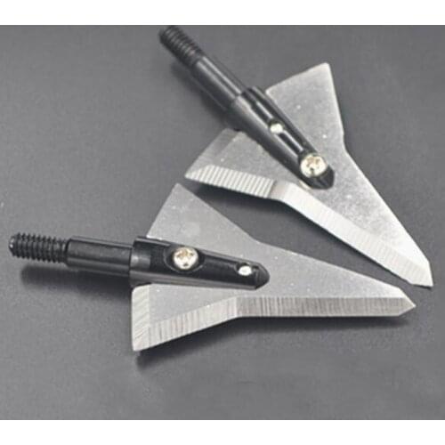 6/12 pcs Archery Blade Broahead 125Grain Hunting Tip Points Sharp Arrowhead Bow Arrow Accessory