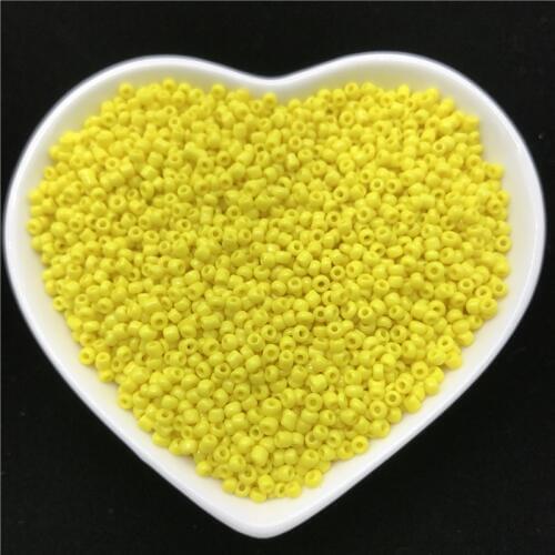 2mm 3mm 4mm Yellow Charm Czech Glass Seed Beads For Jewelry Making DIY Bracelet Necklace Accessories