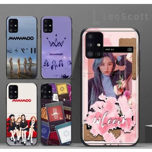 CUTEWANAN kpop MAMAMOO Cell Phone Case For Samsung A32 A51 A52 A71 A50 A12 A21S S10 S20 S21 Plus Fe Ultra
