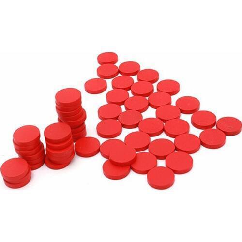 Wooden Montessori Teaching Aid Counting Digital Numeric Bargaining chipEducation Toys Building Intelligence Blocks