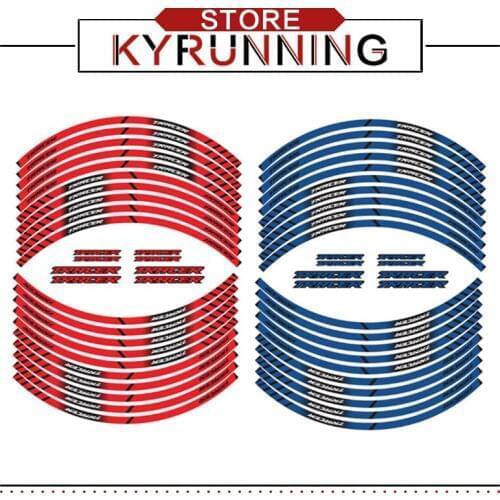 New Motorcycle Tire Reflective stickers inner wheel stripes decoration decals for YAMAHA TRACER