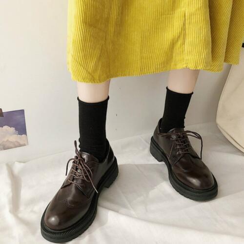 New Woman Spring Fashion Black Oxford Flats Woman Loafers Shoes Femme Patent Leather Shoes Casual Womens Moccasins Flats U19-06