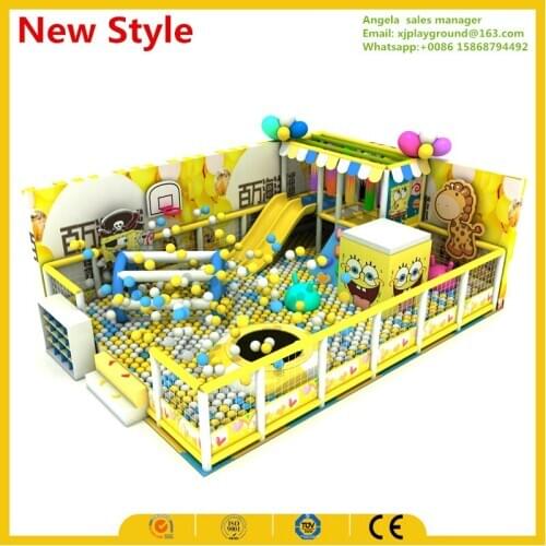 Supply kids indoor playground with balls pool for school