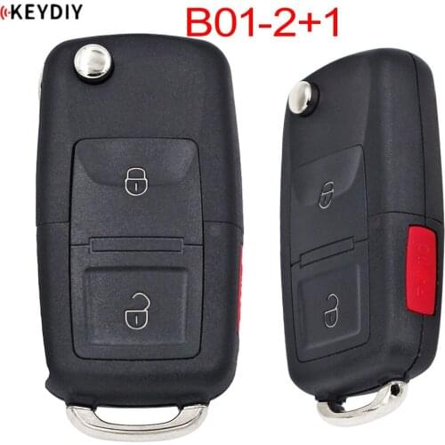 KEYDIY B01-2+1 3 Buttons Universal Remote Control Key B-Series for KD MINI KD900 KD900+,URG200 ,2+1 Buttons Remote