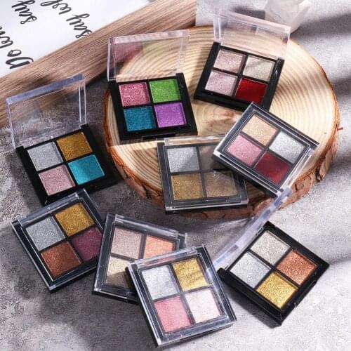 Mixed 4 Colors Mirror Nail Powder Glitter Dust for Metal Effect Chrome Nail Art Solid Powder Pigment Nail Art Decorations Powder