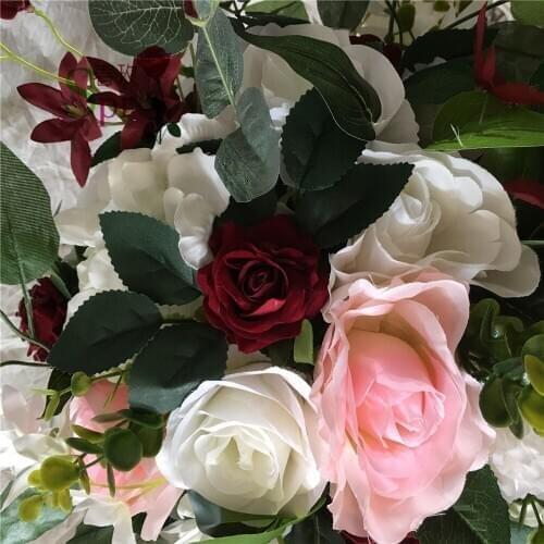 SPR hanging decorative flower ball Flowers rode Wedding props simulation silk wedding decoration flowers balls