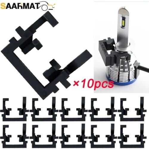 SAARMAT 10pcs/Lot H1 Holder For Ford Focus More Lamp Holder H7 Led Adapter Adaptador H4 from Car Accessories Factory