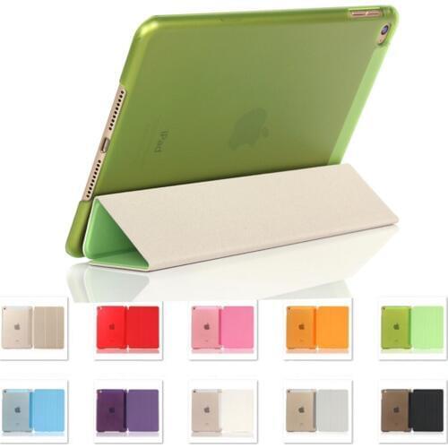 Smart Case for iPad Mini 5 / 4 Stand PU Leather Fundas Cover for iPad Mini 4 Mini 5 Trifold Tablet Case Holder Auto Sleep / Wake