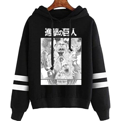 Attack on Titan AOT Hoodies Ackerman Levi Sweatshirts Cozy Tops Pullovers Sudadera felpa moletom