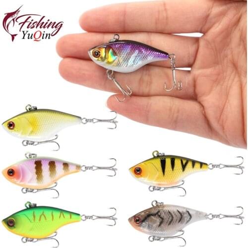 1PCS 4cm 4.6g Mini VIB Fishing Lure Rattlin Vib Hard Bait Wobbler Crankbait Isca Artificial Perch