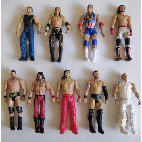 NEW TYPE 16-18cm 1PCS different characters occupation wrestling gladiators wrestler figure movable joint figure toy