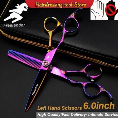 6.0\sale Silver Japanese Hair Scissors Cheap Hairdressing Scissors Shears Hairdresser Shaver Haircut Scissors Model Number Teeth