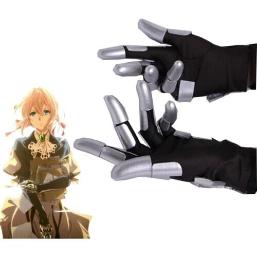 Anime Violet Evergarden Cosplay Armor Gloves Artificial Limb Mechanical Arm Halloween Carnival Accessories Prop Custom Made