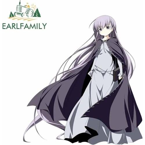 EARLFAMILY 13cm x 11.9cm For Anime Car Stickers Fine Decal 3D Funny Vinyl Car Wrap Sunscreen Suitable for VAN RV Decoration