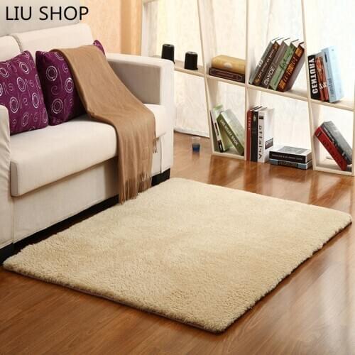 LIU 9 colors thickening velvet carpet living room coffee table bedroom rug bed blanket rectangular carpet big pad yoga sofa mat