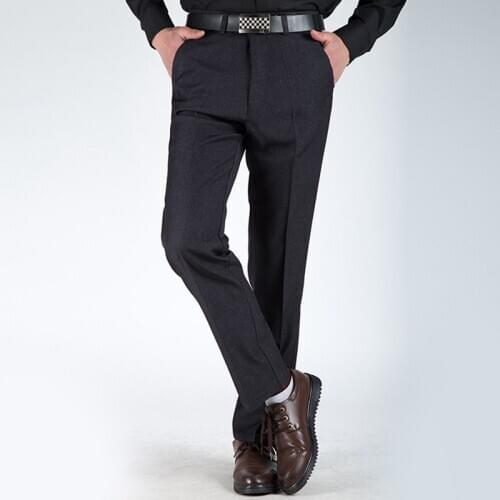 New Arrival pants men Leisure Plus size 31-40 Spring and Autumn middle-aged casual trouser Slim Straight mens trousers