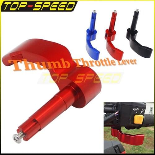 CNC Anodized Thumb Throttle Control Lever Assembly Anti-Slip For Polaris Sportsman 300/400/450/500/550/570/850/1000 2008-2020