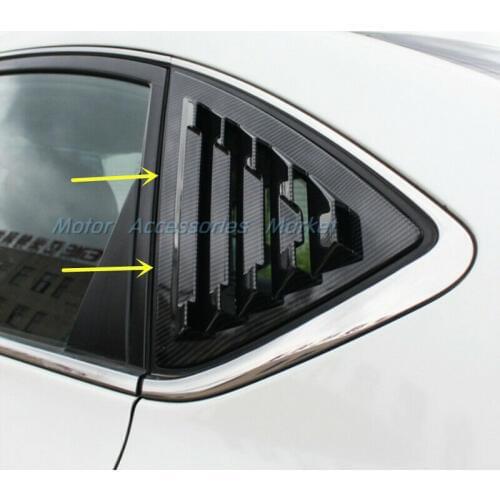 For Nissan Sentra Sedan 2013-2019 New High quality Carbon Fiber Style Window Louvers