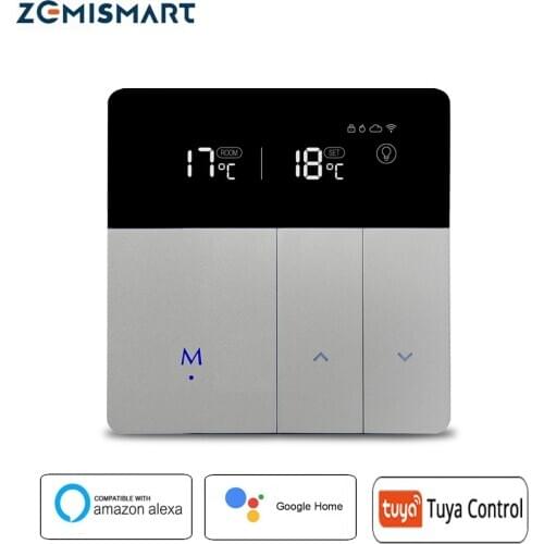 Electric Floor Heating Thermostat Work with Alexa Google Home Smart WIFI Control external Temperature Controller 16A 110v 240v