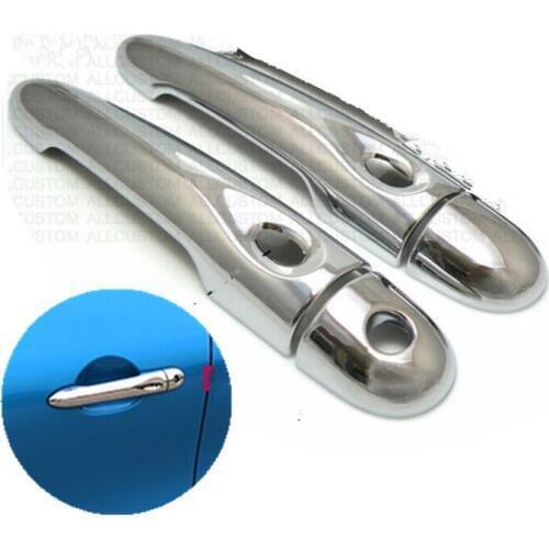 FUNDUOO For Renault Clio IV Clio 4 MK4 2012 2013 2014 2015 2016 2017 New Chrome Door Handle Cover Pad Sticker Car Styling