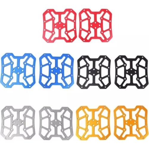 2pcs Durable Bicycle Pedal Aluminum Alloy Bike Clipless Pedal Platform Adapters Pedals MTB Mountain Road Bicycle Accessories