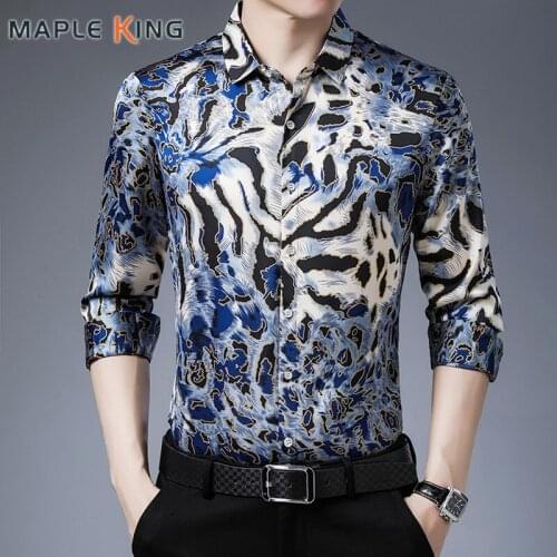 Maple King Mens Silk Shirts