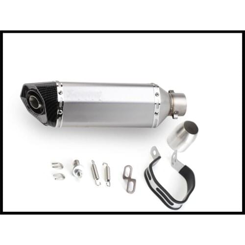 Motorcycle modification exhaust pipe modified muffler Motocross for Kawasaki VERSYS (650cc) GTR1400 CONCOURS NINJA 650R ER6F