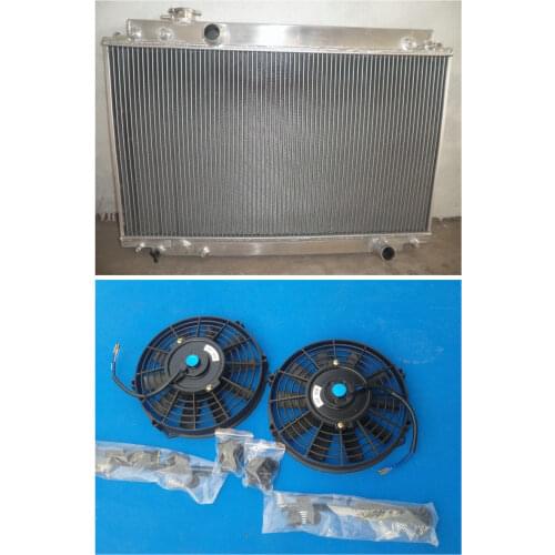 Low price Aluminum radiator + 2*Fans for LEXUS SC300 Z30 /TOYOTA SOARER JZZ31 3.0L Manual 1991-2000 92 93 94 95 96 97 98 99